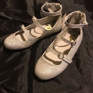 Girls Michael Kors Grover Dover Glitter Flats